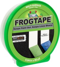 FROGTAPE Multi-Surface Painter's Tape with PAINTBLOCK, 0.94" Wide x 60 Yards