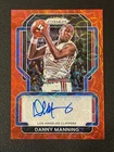 Danny Manning 2021-22 Prizm Basketball Red Scope Auto Clippers