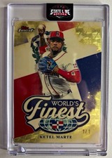 Marketplace image: 2026 Topps Finest Ketel Marte World's Finest 1/1 Superfractor Baseball Card DR