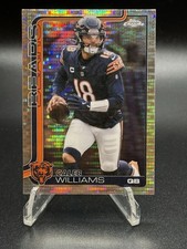 2025 Topps Chrome Caleb Williams #52 Pulsar Chicago Bears