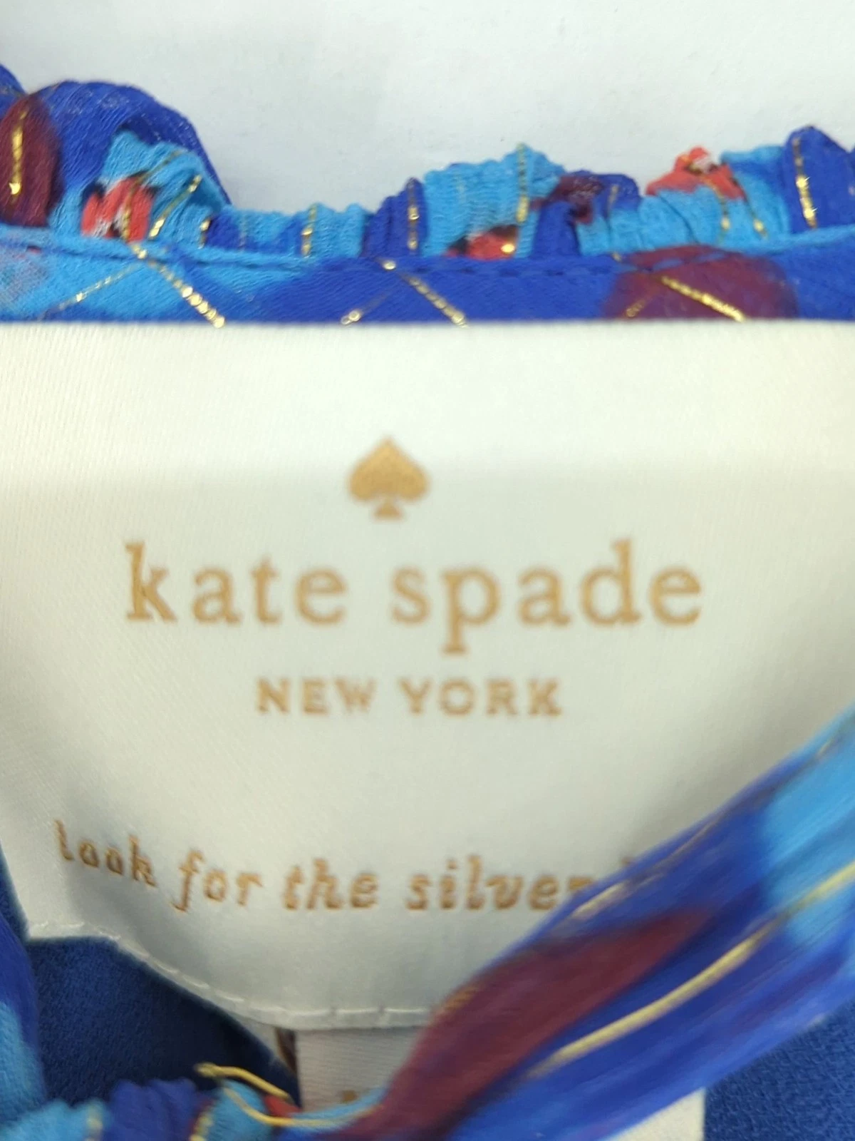 Kate Spade Maxi Abito Donna M Viola Seta con Altro Poliestere Maxi