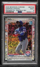 2020 Bowman Chrome Prospects Speckle Refractor Sherten Apostel PSA 9 MINT 0i76