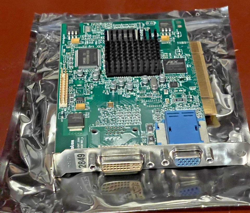 VINTAGE NEW Matrox G450 32MB Dual Head VGA DVI PCI Slot Video Card G45FMDVP32DSF - Image 2 of 3