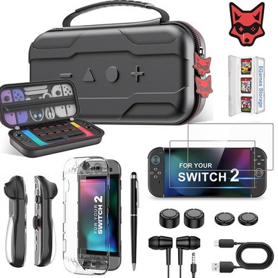 Switch 2 Accessories, Bundle Case for Nintendo Switch 2 (2025), MENEEA 20-IN-1