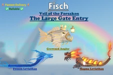 🟢🔥[FISCH] Crowned Angler | Frozen Leviathan | Magma Leviathan | Combo Pack |