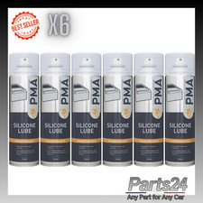 6x Silicone Lubricant Spray Metal Plastic Rubber PMA 