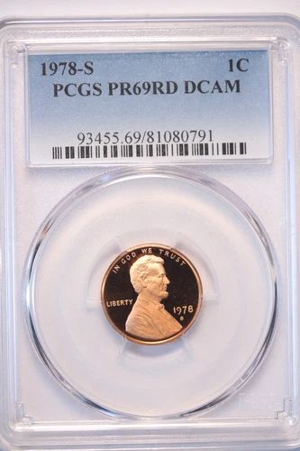 1978 S Lincoln Cent, Gem Proof, PGS PR69RD DCAM, Magnificent Modern Lincoln!