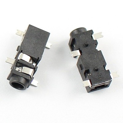 5Pcs PJ208A 2.5mm 4 Pin SMT SMD Headphone Phone Jack Female Audio Connector #F7