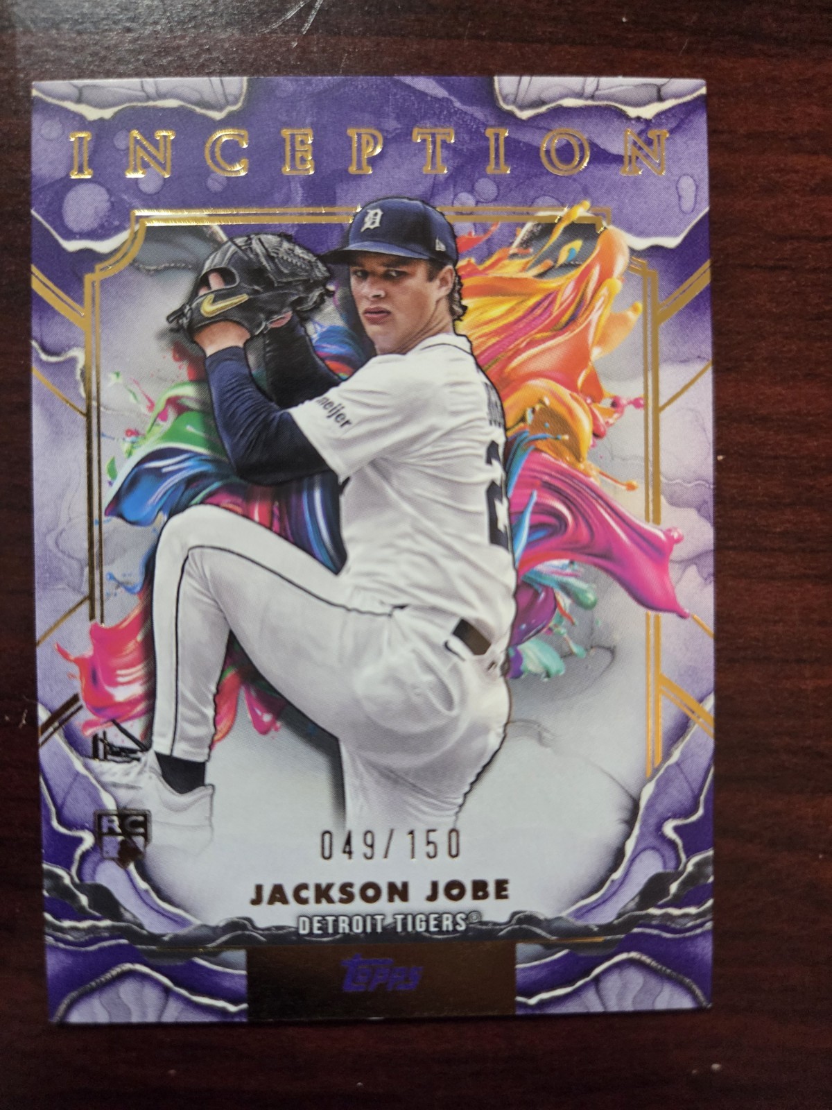 2025 Topps Inception Jackson Jobe /150 Detroit Tigers RC