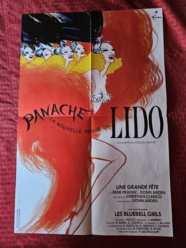 Affiche Lido Paris 2 - Affiche Vintage