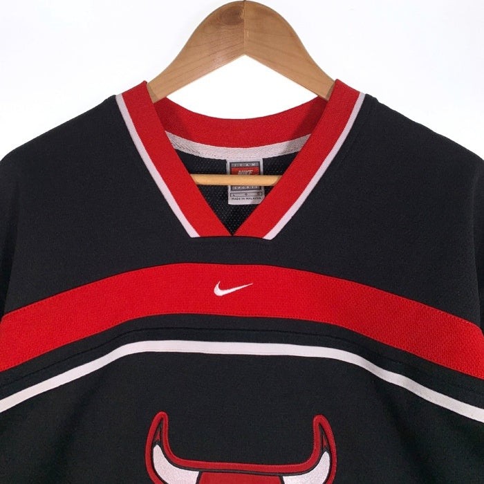 ウェア 90s~NIKE NBA gameshirt Chicago bulls Nike NBA Chicago Bulls MX90 Tee black - Basket4Ballers
