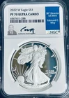2022 W Proof 1 T. Oz  .999 American $1 Silver Eagle Graded PR-70 NGC Ultra Cameo