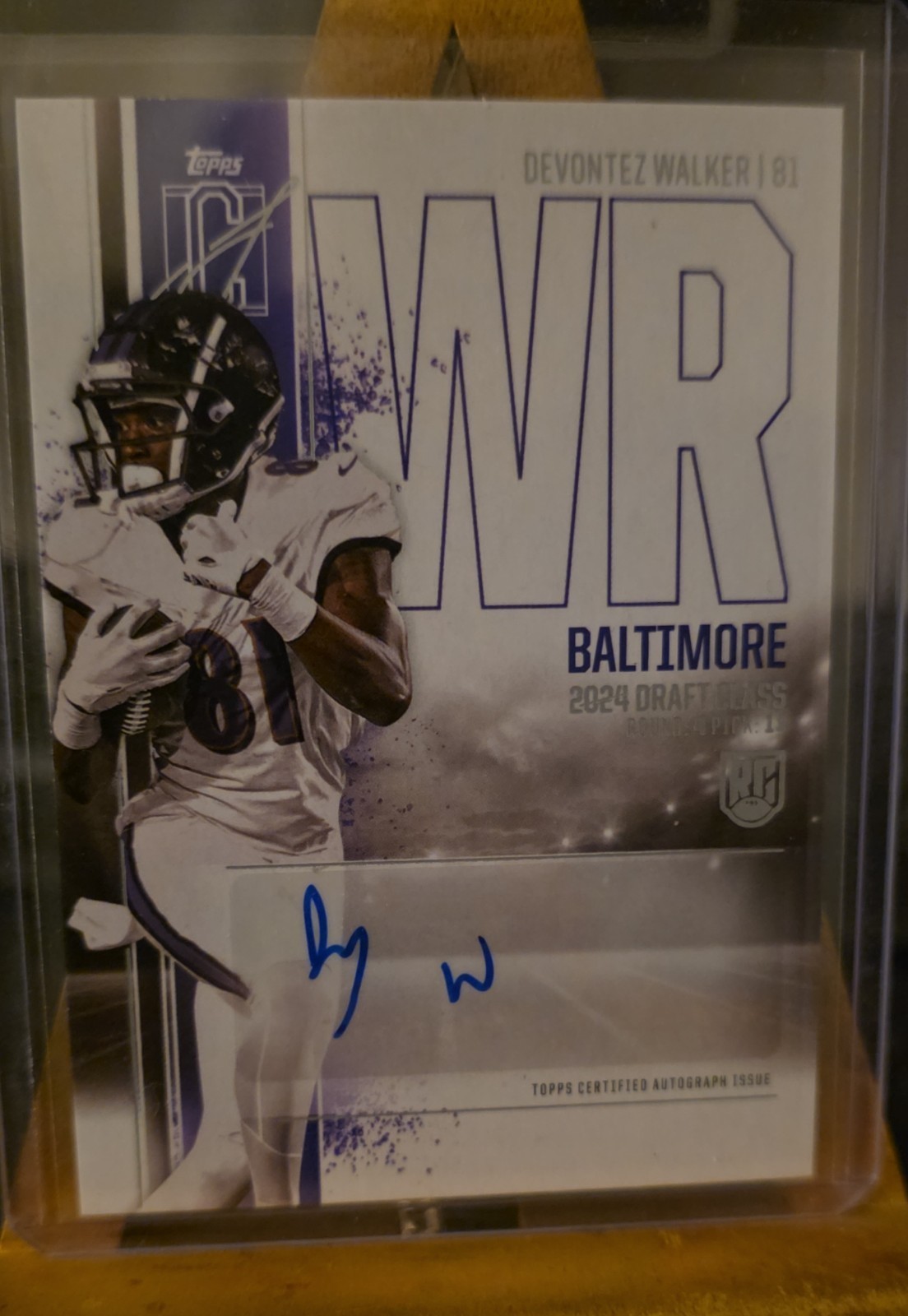 Devontez Walker Topps Signature Class Rookie Class Autograph Variation #RCADW Base