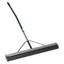 Floor Squeegee Roller Blade 36in Foam Rubber 60in Aluminum Handle Black