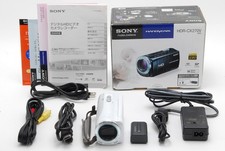   N Mint  Sony Handycam HDR-CX270V white 1080p Camcorder Video Camera From Japan