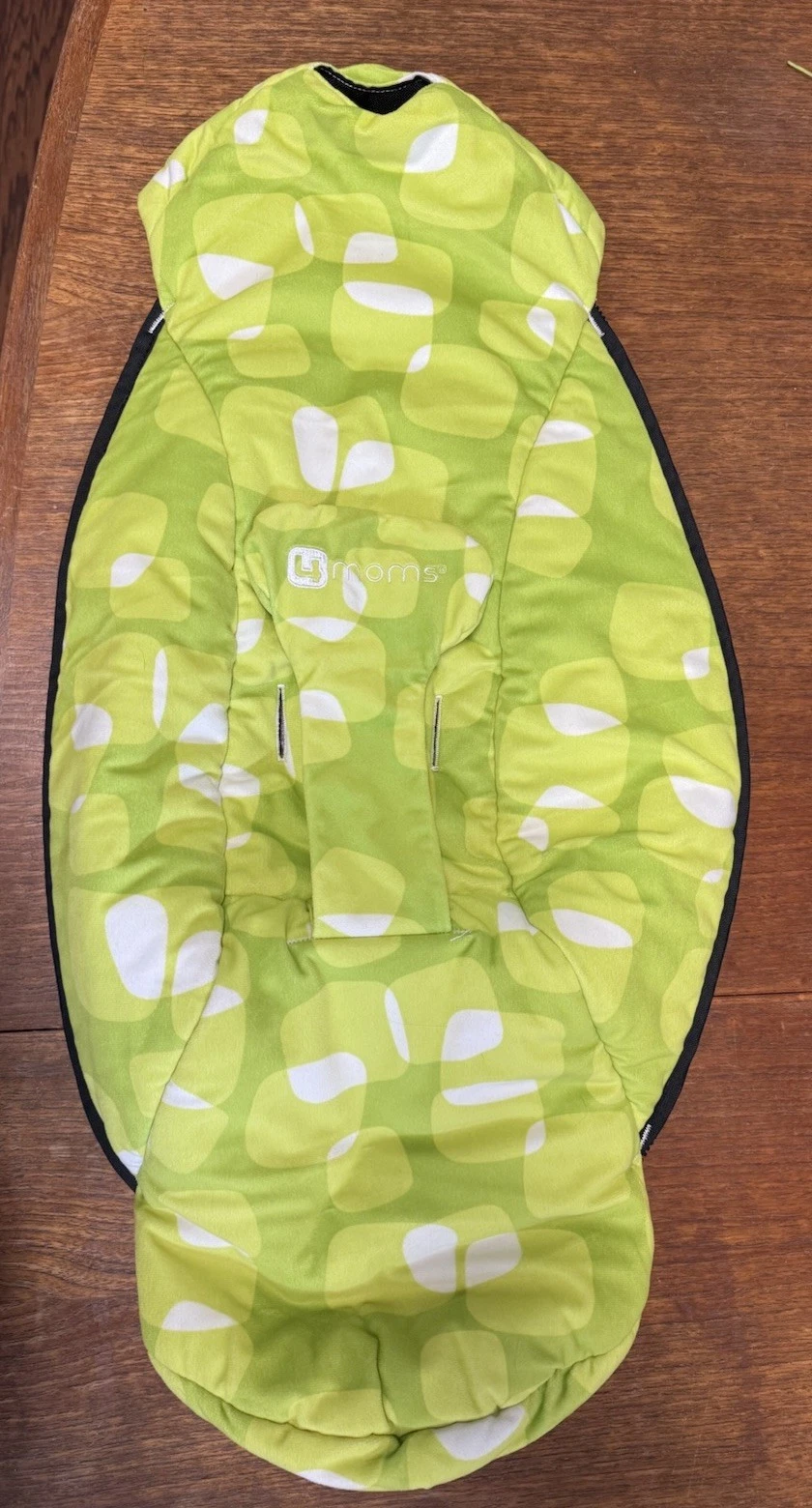 4Moms Mamaroo Fabric Seat Cover Pad Green With Shapes Replacement Part 4M-005