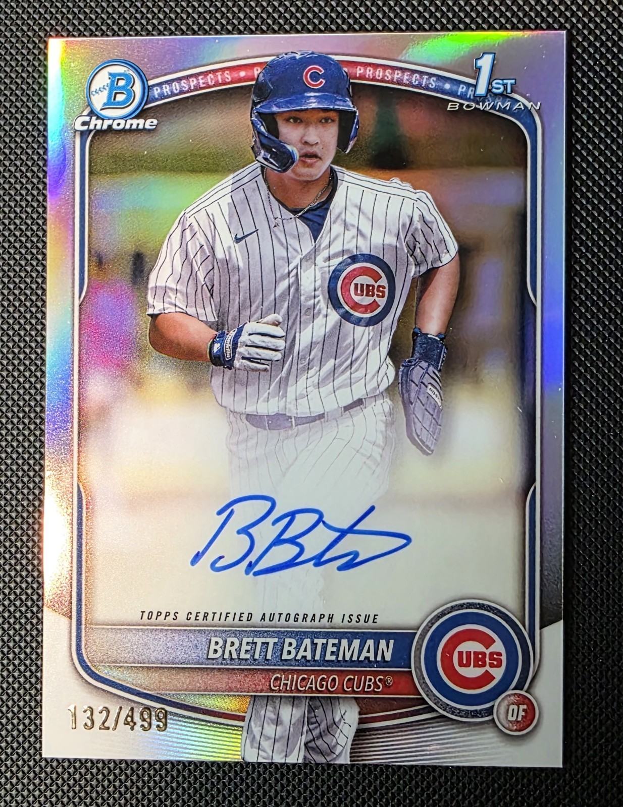2025 Bowman Chrome #CPA-BBA BRETT BATEMAN 1st Bowman Auto Refractor #/499