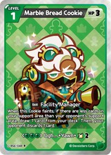 Marble Bread Cookie BS6_048 Green Rare