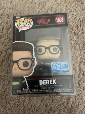  Funko Pop Stranger Things Derek #1803 Exclusive Vinyl Figure w/ Protector