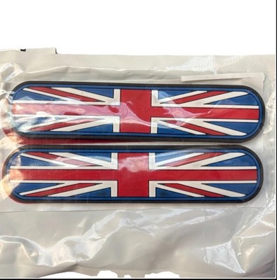 2x Union Jack Car Door Side Edge Guard Scratch Protector Strips for Mini Cooper