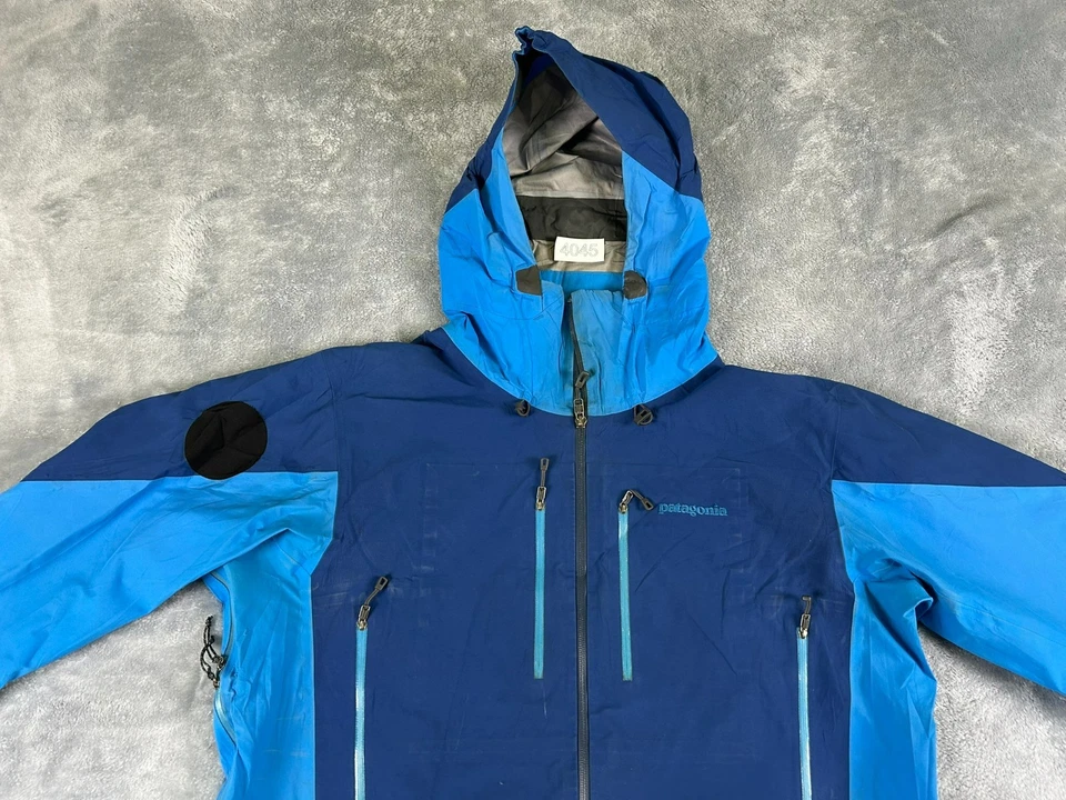 PATAGONIA TRIOLET GORE-TEX МУЖСКАЯ КУРТКА БОЛЬШОЙ СИНИЙ С КАПЮШОНОМ - Изображение 2 из 4