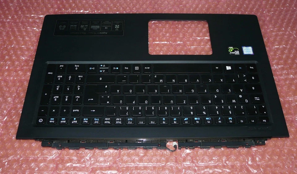 Handauflage Tastatur Deutsch Abdeckung Gehäuse Acer Aspire V15 Nitro VN7-592G - Bild 2 von 4
