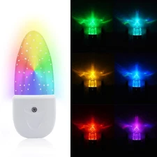 Color Changing Night Lights Plug into Wall, 4 Pack, RGB Led Nightlights with ...