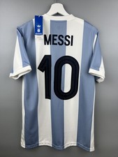 Messi Argentina Team Jersey 50th Anniversary Home Soccer Shirt Adidas Men Size M