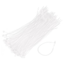 Granular Snap Lock Pins Loop Price Tag Fastener Tags Ties clear 5 inch 500pcs