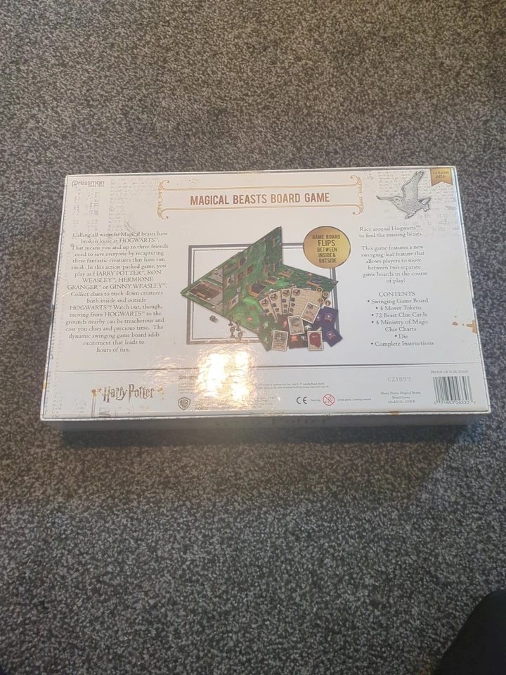 Harry Potter Magical Beasts Board Game for 2-4 Players - Image 2 of 4