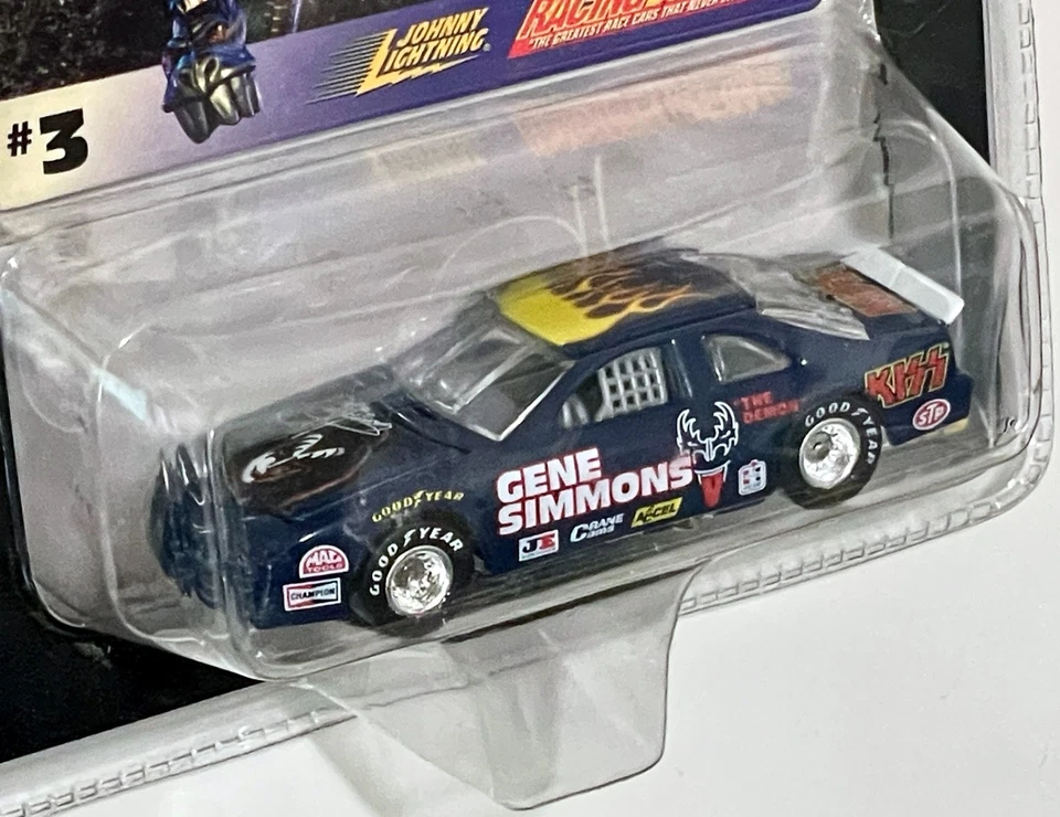 Johnny Lightning KISS NASCAR Car Signature Card Set - VERY RARE - Image 3 of 4