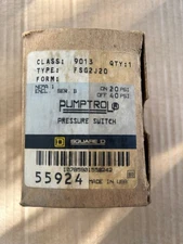 Square D Pumptrol Pressure Switch - Class 9013 Type FSG2J20