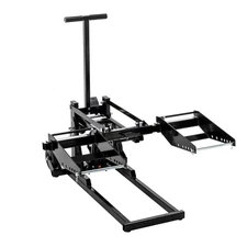 Heavy Duty Lawn Mower Lift Jack, 550lbs with Safety Lock & Non-Slip Wheels