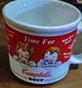 vintage Campbells soup mug