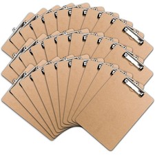 Clipboards Set of 30 Letter Size Clipboard, Low Profile Clip, Classroom Sup...