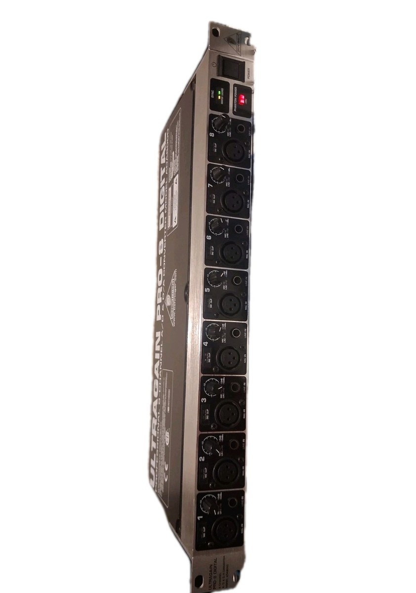 Behringer ADA8000 Ultragain Pro-8 Digital Analog I/O to ADAT Rare