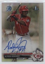 2017 Bowman Chrome Prospect Refractor 190/499 Alfredo Rodriguez #CPA-AR Auto n1u