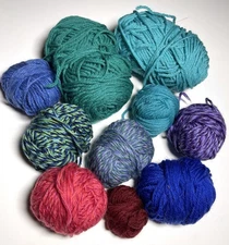 CASCADES  Wool  YARN  lot of 10 Remnants. I Combine