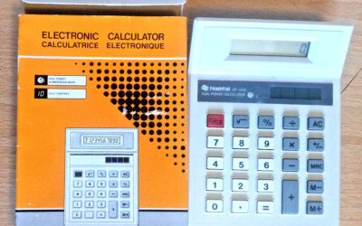 Vintage Namtai DP-143N Dual Power Electronic Calculator Solar & Battery 10 Digit