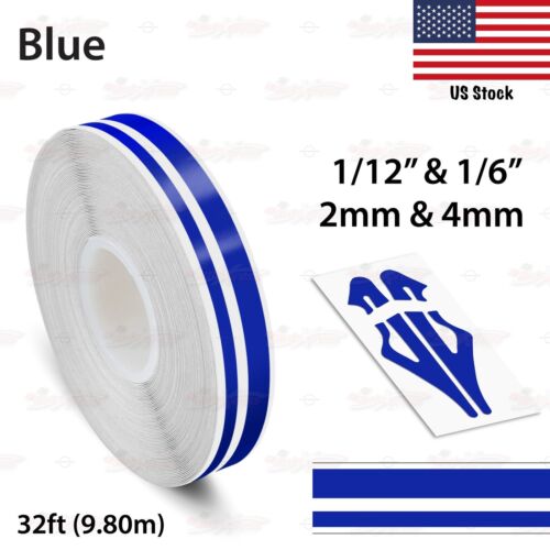 1/12" & 1/6" PIN STRIPES Car Motorcycle Truck Twin Lines TAPE Vinyl Stickers - Bild 23 von 51