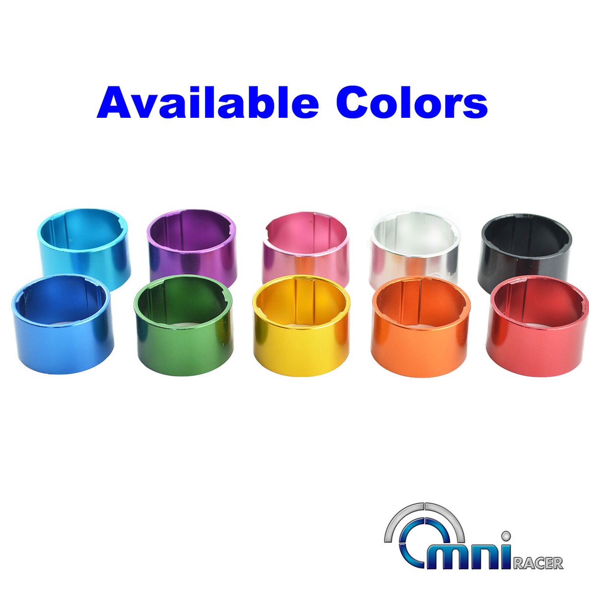 OMNI Racer Carbon Headset Spacer Set (1-1/8") - 2,3,5,10,15,20mm Worlds Lightest