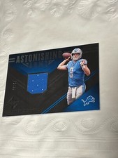 2018 Panini Majestic Matt Stafford Astonishing Arms Jersey Card /25
