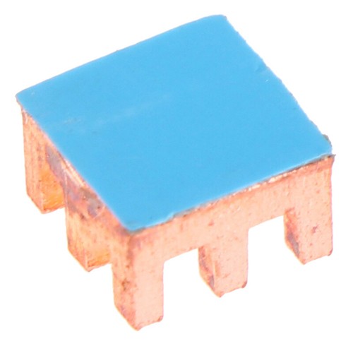 5Pcs Pure Copper Heat Sink Memory RAM Adhesive Back Cooling For MOS IC Chipset - Photo 6/10