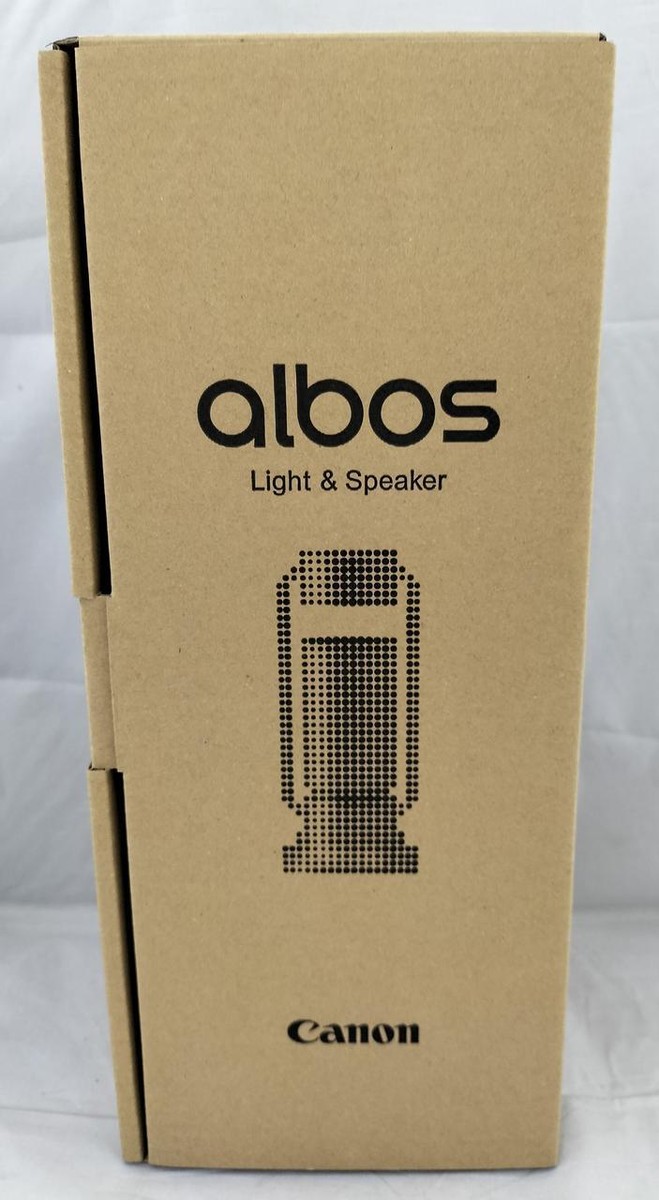 Canon albos Light & Speaker ML-A Black Spotlight Aluminum Speaker  