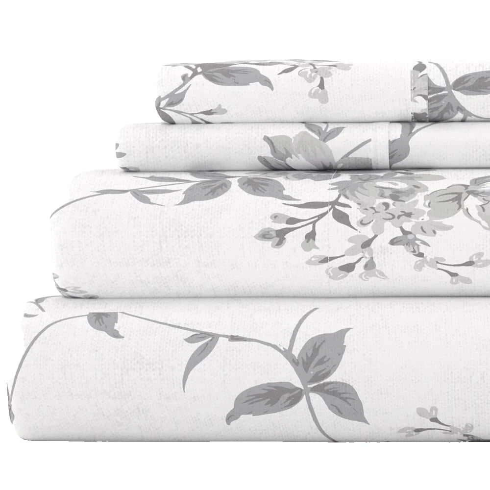 Flannel Floral Bed Sheets