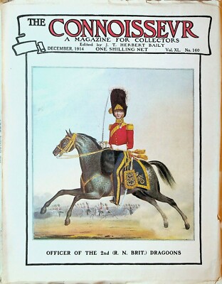 Connoisseur Magazine December 1914 Officer 2nd Dragoons Simon de Passe