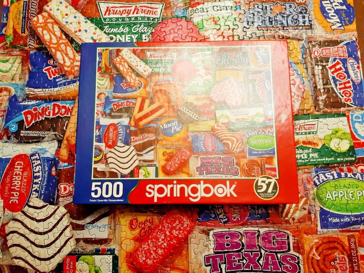 Springbok Jigsaw Puzzle Snack Treats 500 Pieces Complete | eBay