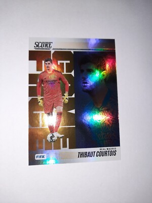 Thibaut Courtois GAME FACE 2022-23 Score FIFA Soccer #17 Real Madrid