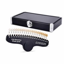 20 Colors Teeth Whitening 3D Shade Guide Tooth Bleaching Shade Chart with Mirror