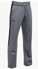 NEW Under Armour UA Fleece lined Storm Pants Boys Size Youth X-Large 1299386 040